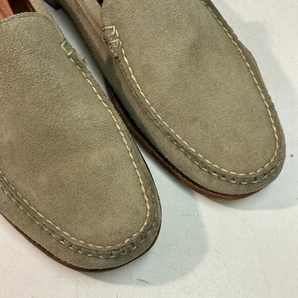 NEW HEELS Rancourt & Co. Naples Venetian Loafer Moc Suede Tan Made in USA 13 D main image 5
